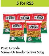 Pasta Grande Screws Or Tricolor Screws-For 5 x 500g