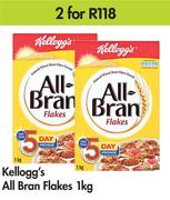 Kellogg's All Bran Flakes-For 2 x 1Kg