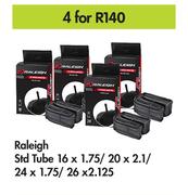 Raleigh Std Tube 16 x 1.75/ 20 x 2.1/ 24 x 1.75/ 26 x 2.125-For 4
