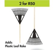Addis Plastic Leaf Rake-For 2