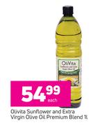 Olivita Sunflower & Extra Virgin Olive Oil Premium Blend-1L Each