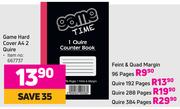 Game Hard Cover A4 2 Quire