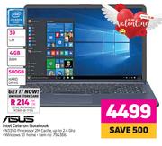 Asus Intel Celeron Notebook