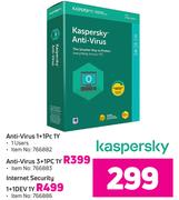 Kaspersky Anti-Virus 1+1PC 1Y