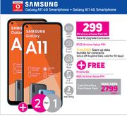 2 x Samsung A11 4G Smartphone-Each