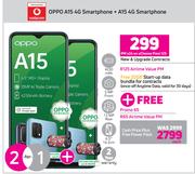 2 x Oppo A15 4G Smartphone-On uChoose Flexi 125 + On Promo 65