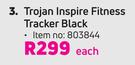Trojan Inspire Fitness Tracker Black-Each