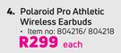 Polaroid Pro Athletic Wireless Earbuds-Each