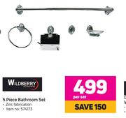 Wildberry 5 Piece Bathroom Set-Per Set