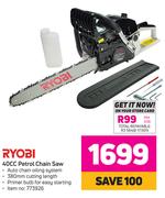Ryobi 40cc Petrol Chain Saw