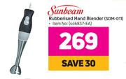 Sunbeam Rubberised Hand Blender SDM-011