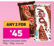 Nestle Chocolate Slabs Assorted-For Any 2 x 135g/150g