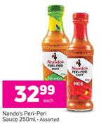Nando's Peri-Peri Sauce Assorted-250ml Each