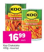 Koo Chakalaka Assorted-410g Each