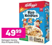 Kellogg's Vanilla Rice Krispies-600g Each