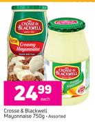 Crosse & Blackwell Mayonnaise Assorted-750g Each