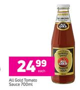 All Gold Tomato Sauce-700ml Each