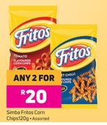 Simba Fritos Corn Chips Assorted-For Any 2 x 120g