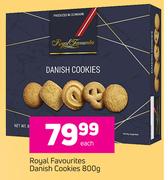 Royal Favourites Danish Cookies-800g Each