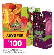 Liqui Fruit 100% Fruit Juice Blend Assorted-For Any 3 x 2Ltr