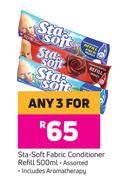 Sta-Soft Fabric Conditioner Refill Assorted-For Any 3 x 500ml