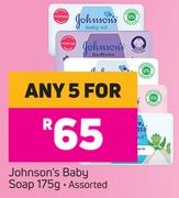 Johnson's Baby Soap Assorted-For Any 5 x 175g