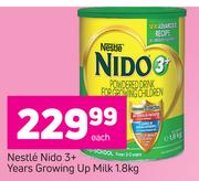 Nestle Nido 3+ Years Growing Up Milk-1.8Kg Each