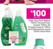 Clean Day Value Pack-4 x 750ml
