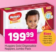 Huggies Gold Disposable Nappies Jumbo Pack-Per Pack