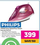 Philips 2100W Easy Speed Plus Steam Iron GC2146.44