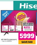 Hisense 49"(124cm) FHD TV 49B5200PT