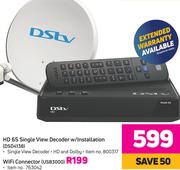 DSTV HD 6S Single View Decoder W/ Installation DSD4138