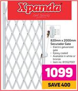Xpanda 820mm x 2000mm Securador Gate