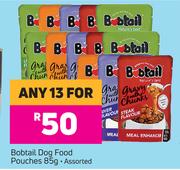 Bobtail Dog Food Pouches Assorted-For Any 13 x 85g