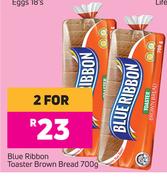 Blue Ribbon Toaster Brown Bread-For 2 x 700g