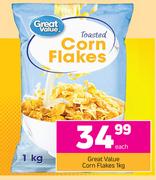 Great Value Corn Flakes-1Kg Each