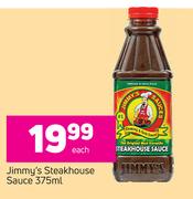 Jimmy's Steakhouse Sauce-375ml Each