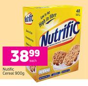 Nutrific Cereal-900g Each