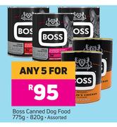 Boss Canned Dog Food Assorted-For Any 5 x 775g-820g