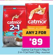 Catmor Cat Food 1.75kg Or 2 In 1 Cat Food 1.5kg Assorted-For Any 2