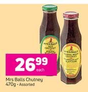 Mrs Balls Chutney Assorted-470g Each
