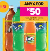 Fanta, Sprite Or Stoney-For Any 4 x 1.5Ltr each