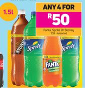 Fanta, Sprite Or Stoney-For Any 4 x 1.5Ltr