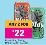 2Power Play Energy Drink Assorted-For Any 2 x 440ml