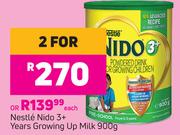 Nestle Nido 3+ Years Growing Up Milk-900g Each