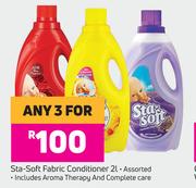 Sta Soft Fabric Conditioner Assorted-For Any 3 x 2Ltr