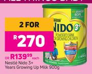 Nestle Nido 3+ Years Growing Up Milk-For 2 x 900g