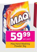 Maq Hand Washing Powder-3Kg Per Pack