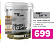 Fired Earth 20L Severe Weather