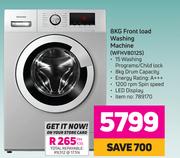 Hisense 8Kg Front Load Washing Machine WFHV8012S